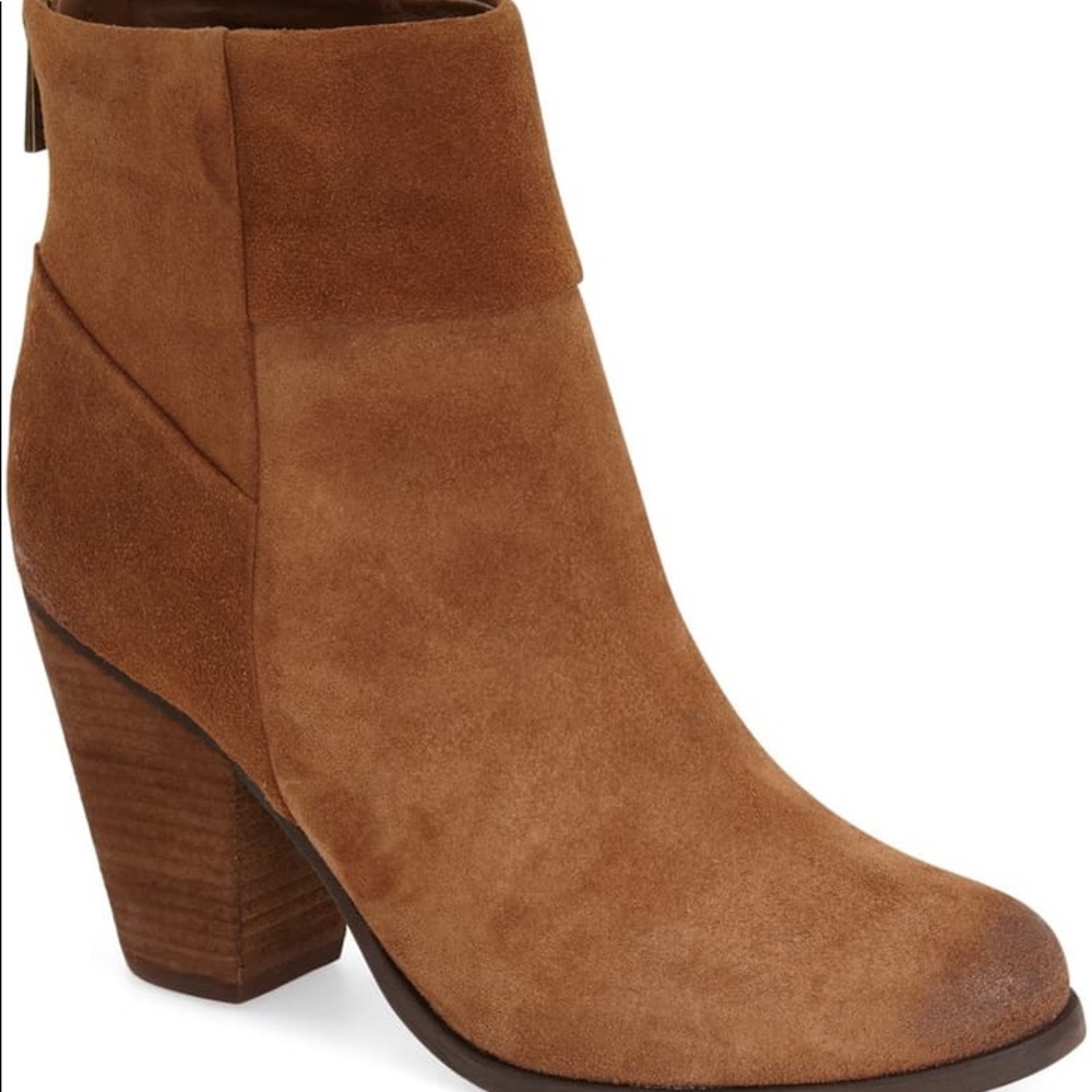 🏵Arturo Chiang Hadley Bootie-Tan Suede🏵